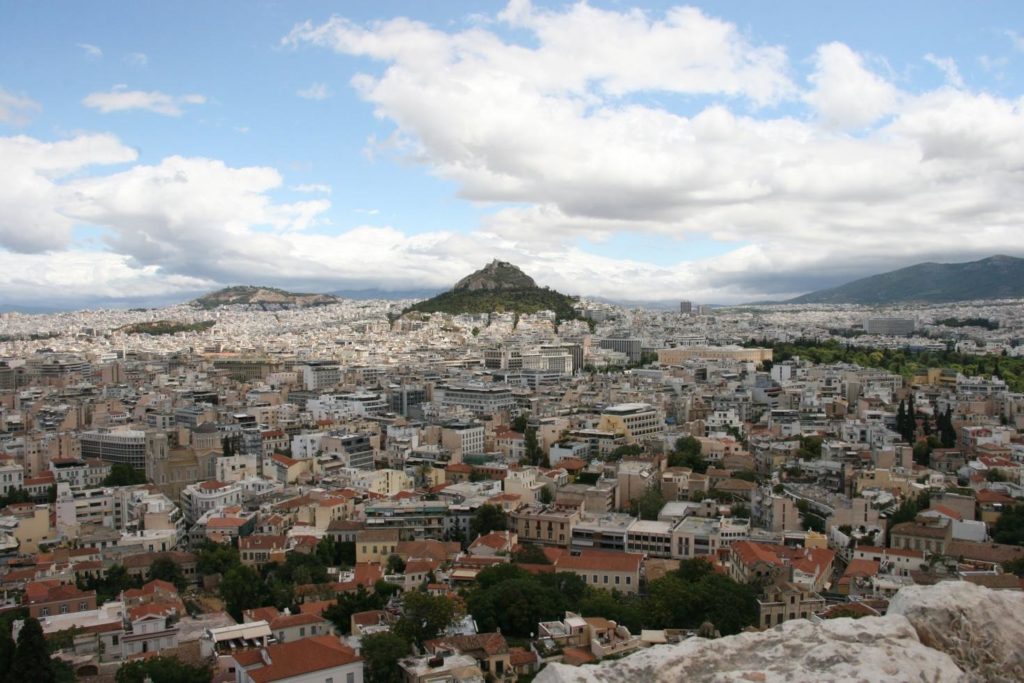 Smuk udsigt over Athen
