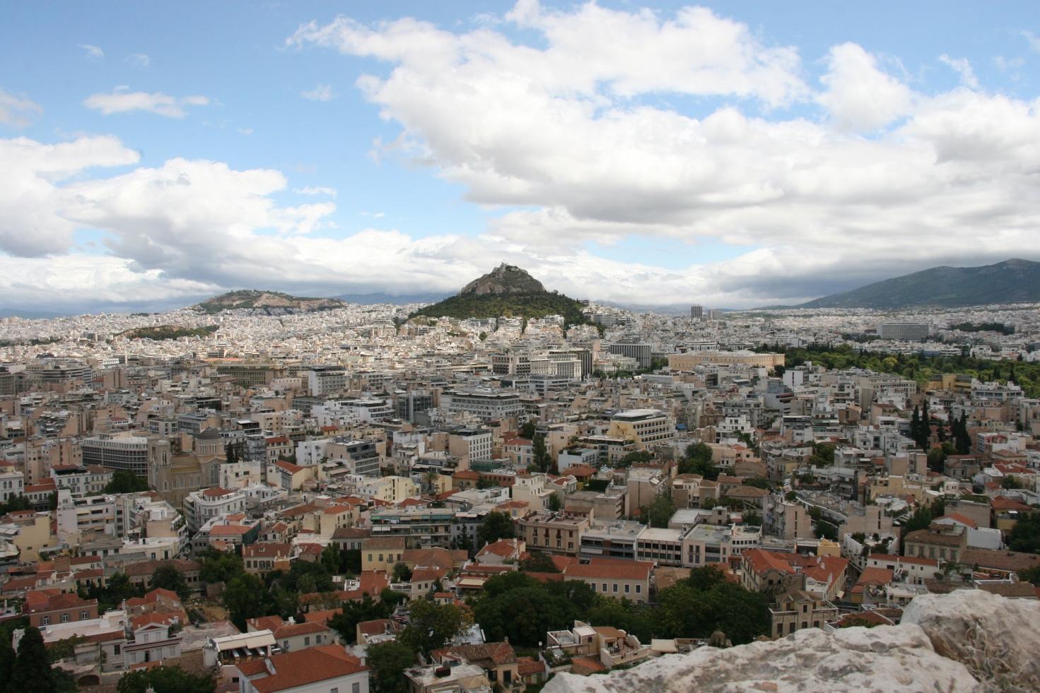 Smuk udsigt over Athen